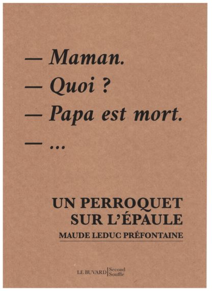 Un perroquet sur l'épaule - Maman
