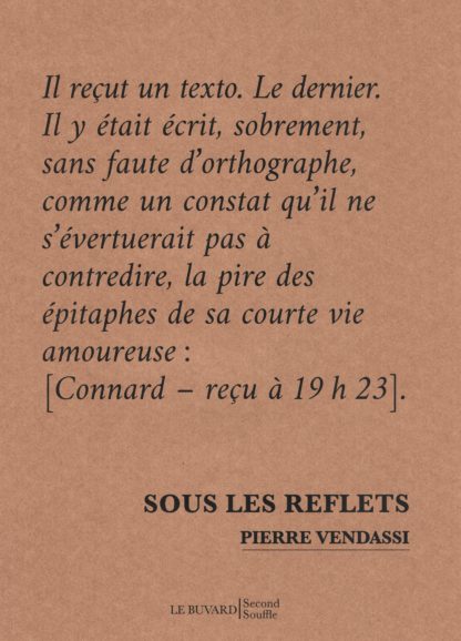 Sous les reflets - Texto